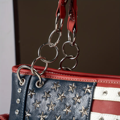 Women's Wallet – American Flag Set Patriotic Stars – detail view 9