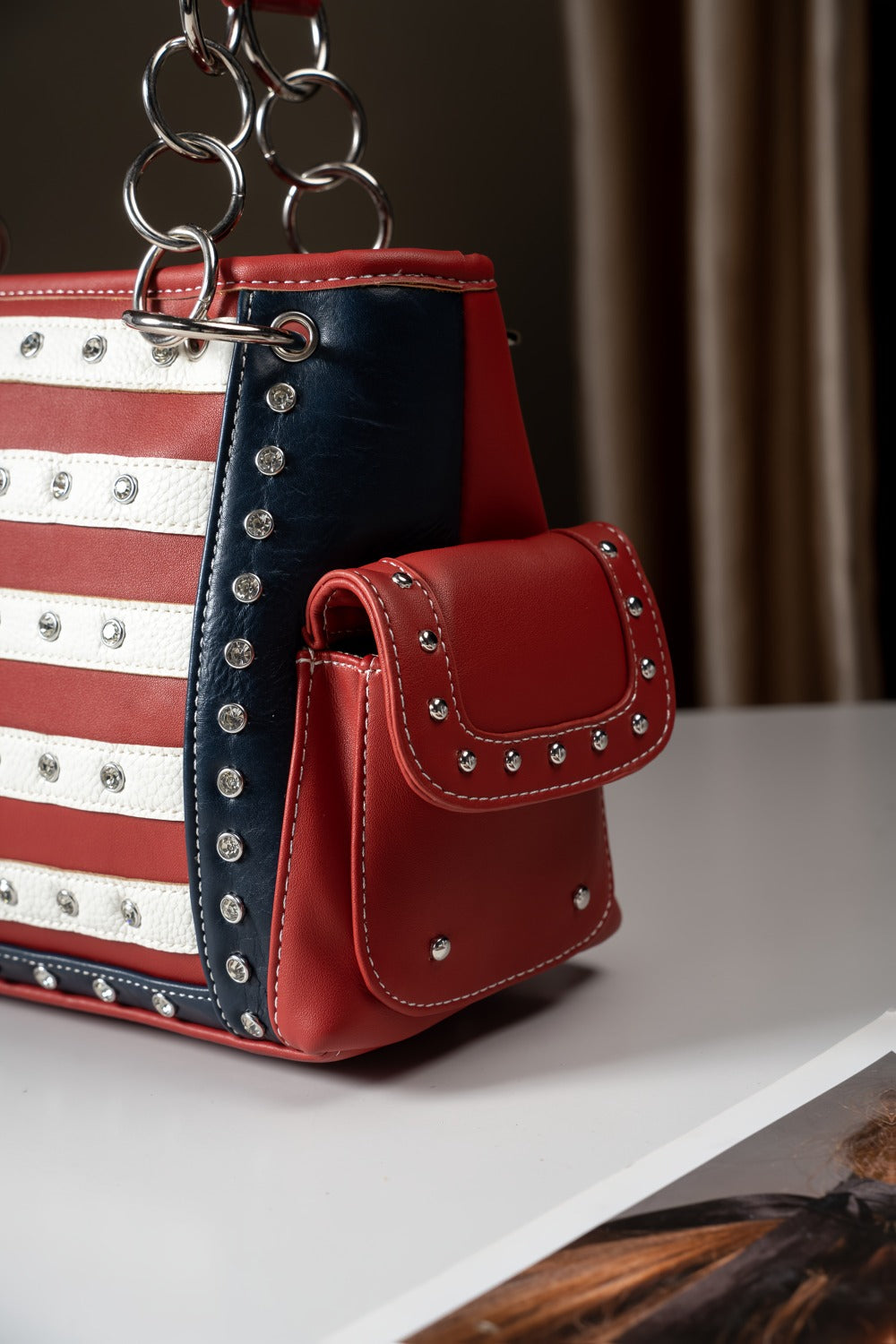 Women's Wallet – American Flag Set Patriotic Stars – detail view 16