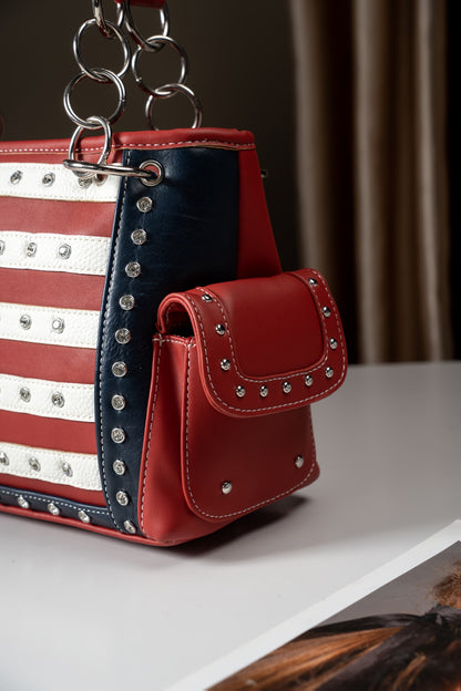 Women's Wallet – American Flag Set Patriotic Stars – detail view 16