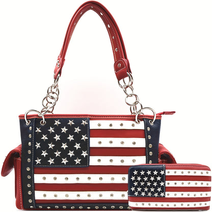 Women's Wallet – American Flag Set Patriotic Stars – detail view 21