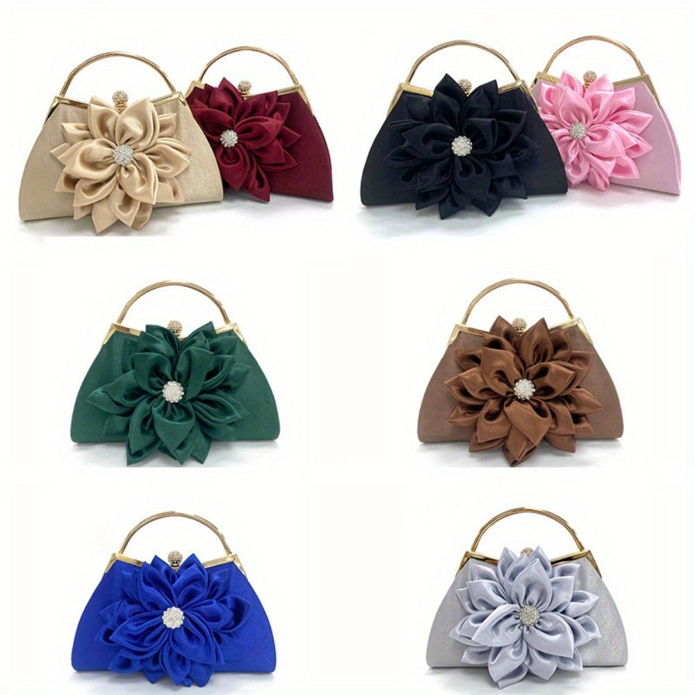 Women's Wallet – Beaded Flower Evening Vintage Clutch – detail view 19
