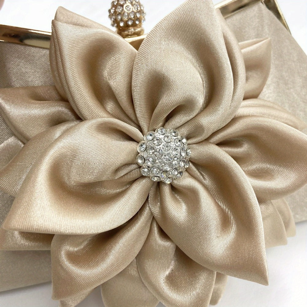Women's Wallet – Beaded Flower Evening Vintage Clutch – detail view 29