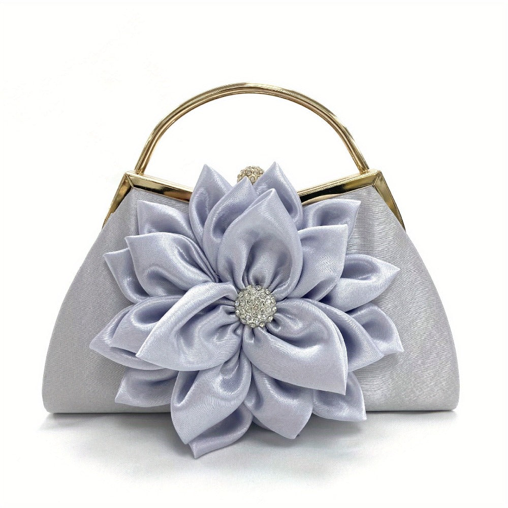 Women's Wallet – Beaded Flower Evening Vintage Clutch – detail view 35