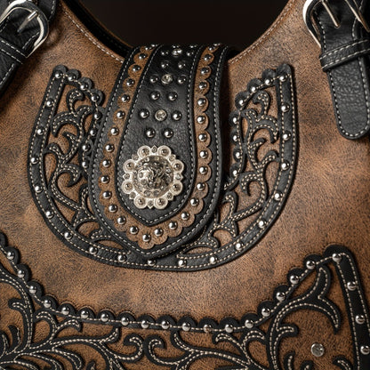 Women's Wallet – Berry Conchos Cowgirl Concealed Carry – detail view 5