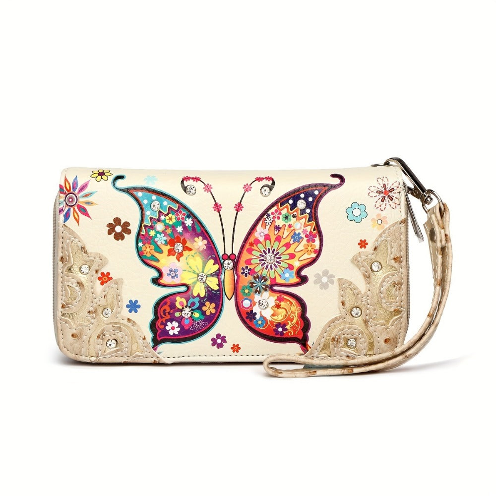 Women's Wallet – Butterfly Floral Western Set Phone – detail view 21