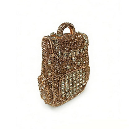 Women's Wallet – Crystal Evening Shaped Rhinestone Clutch – detail view 6