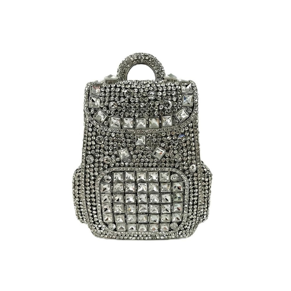 Women's Wallet – Crystal Evening Shaped Rhinestone Clutch – detail view 11