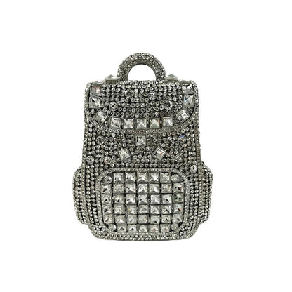 Women's Wallet – Crystal Evening Shaped Rhinestone Clutch – detail view 11
