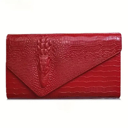 Women's Wallet – Envelope Clutch Magnetic Closure Embossed – detail view 14