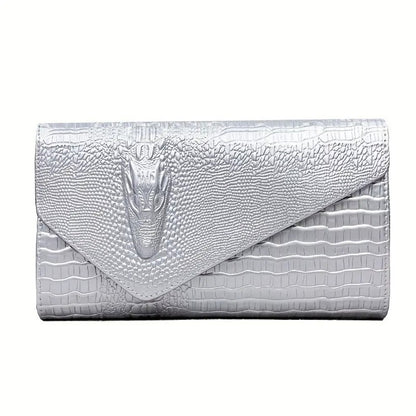 Women's Wallet – Envelope Clutch Magnetic Closure Embossed – detail view 6