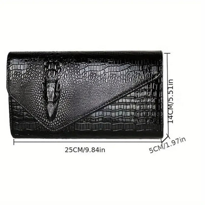 Women's Wallet – Envelope Clutch Magnetic Closure Embossed – detail view 7
