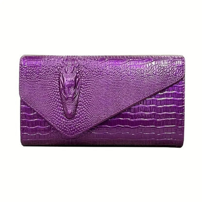 Women's Wallet – Envelope Clutch Magnetic Closure Embossed – detail view 8