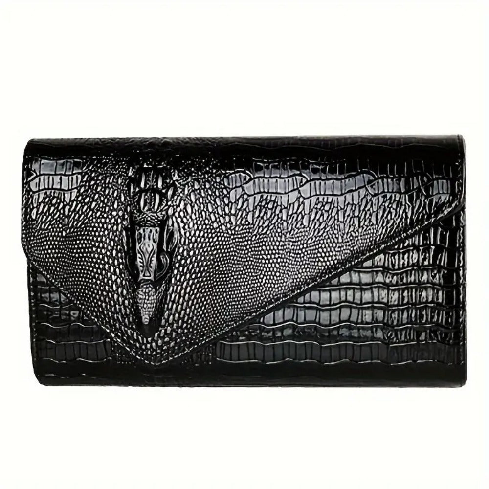 Women's Wallet – Envelope Clutch Magnetic Closure Embossed – detail view 10