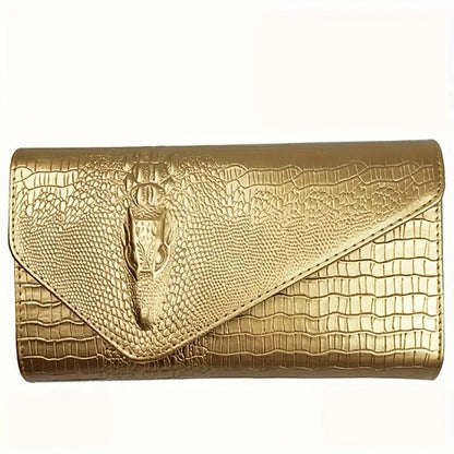 Women's Wallet – Envelope Clutch Magnetic Closure Embossed – detail view 2