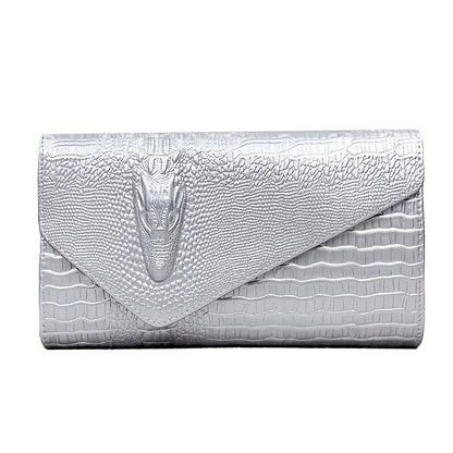 Women's Wallet – Envelope Clutch Magnetic Closure Embossed – detail view 20