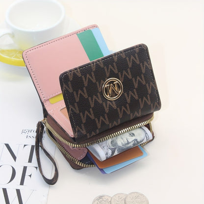Women's Wallet – for Everyday Use, Designer Letter Print Trifold Fashionable – detail view 12