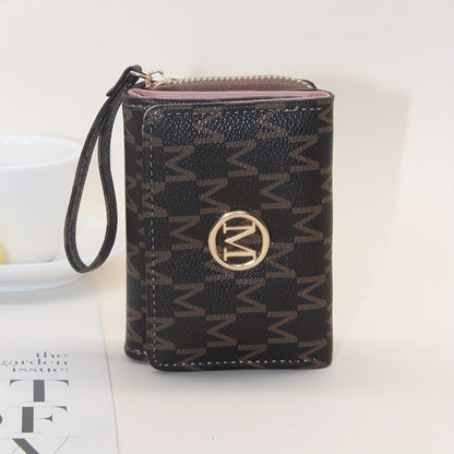 Women's Wallet – for Everyday Use, Designer Letter Print Trifold Fashionable – detail view 2