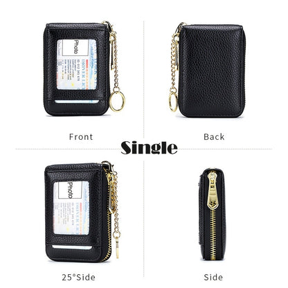 Women's Wallet – for Everyday Use, Zip Around Rfid Chain Multi – detail view 11