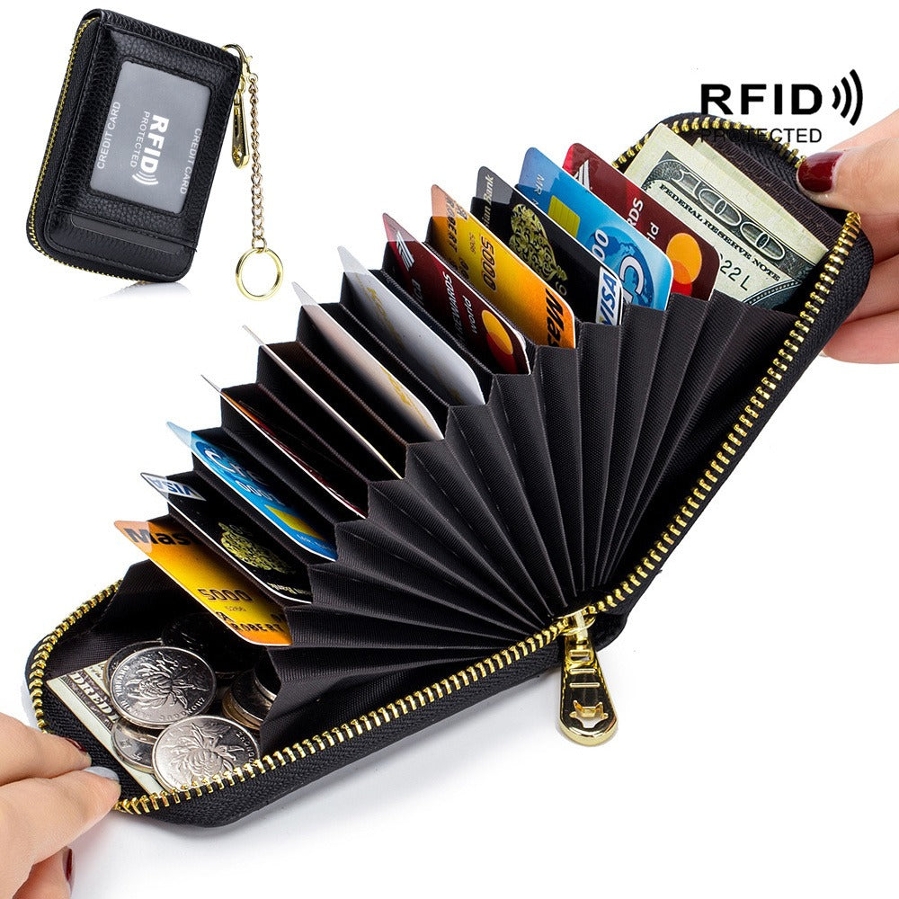 Women's Wallet – for Everyday Use, Zip Around Rfid Chain Multi – detail view 15