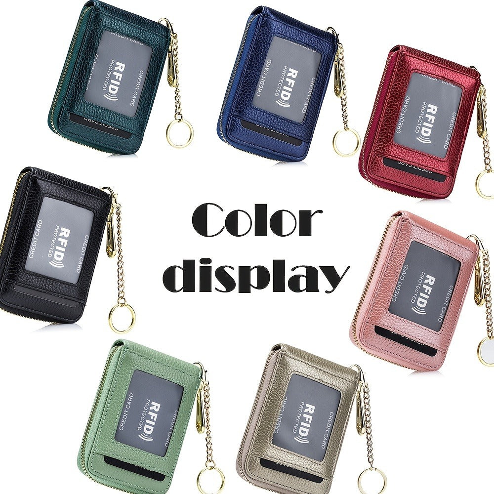 Women's Wallet – for Everyday Use, Zip Around Rfid Chain Multi – detail view 3