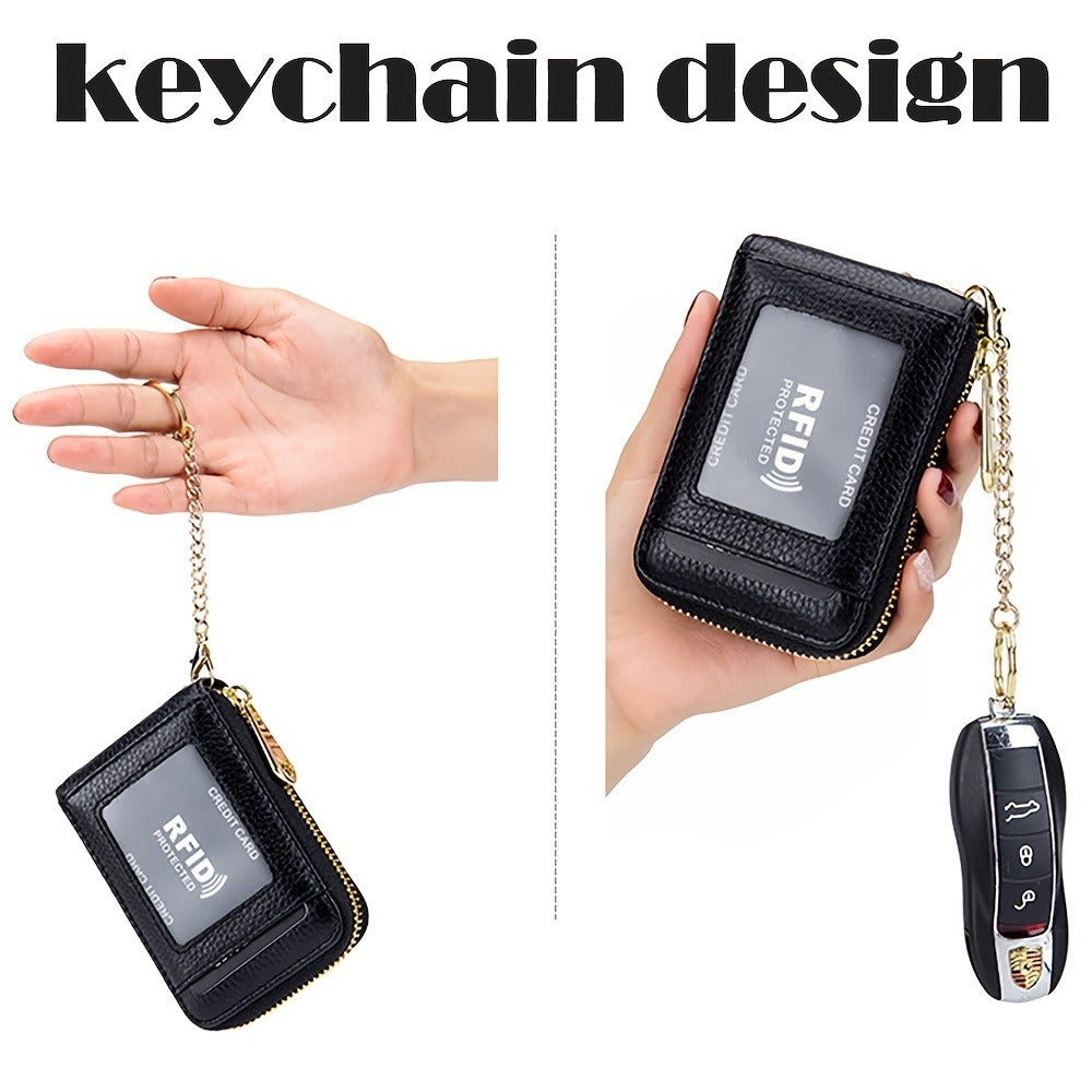 Women's Wallet – for Everyday Use, Zip Around Rfid Chain Multi – detail view 7