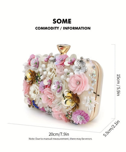 Women's Wallet – Floral Small Square Handheld Fairy – detail view 15