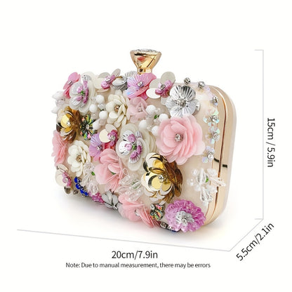 Women's Wallet – Floral Small Square Handheld Fairy – detail view 5