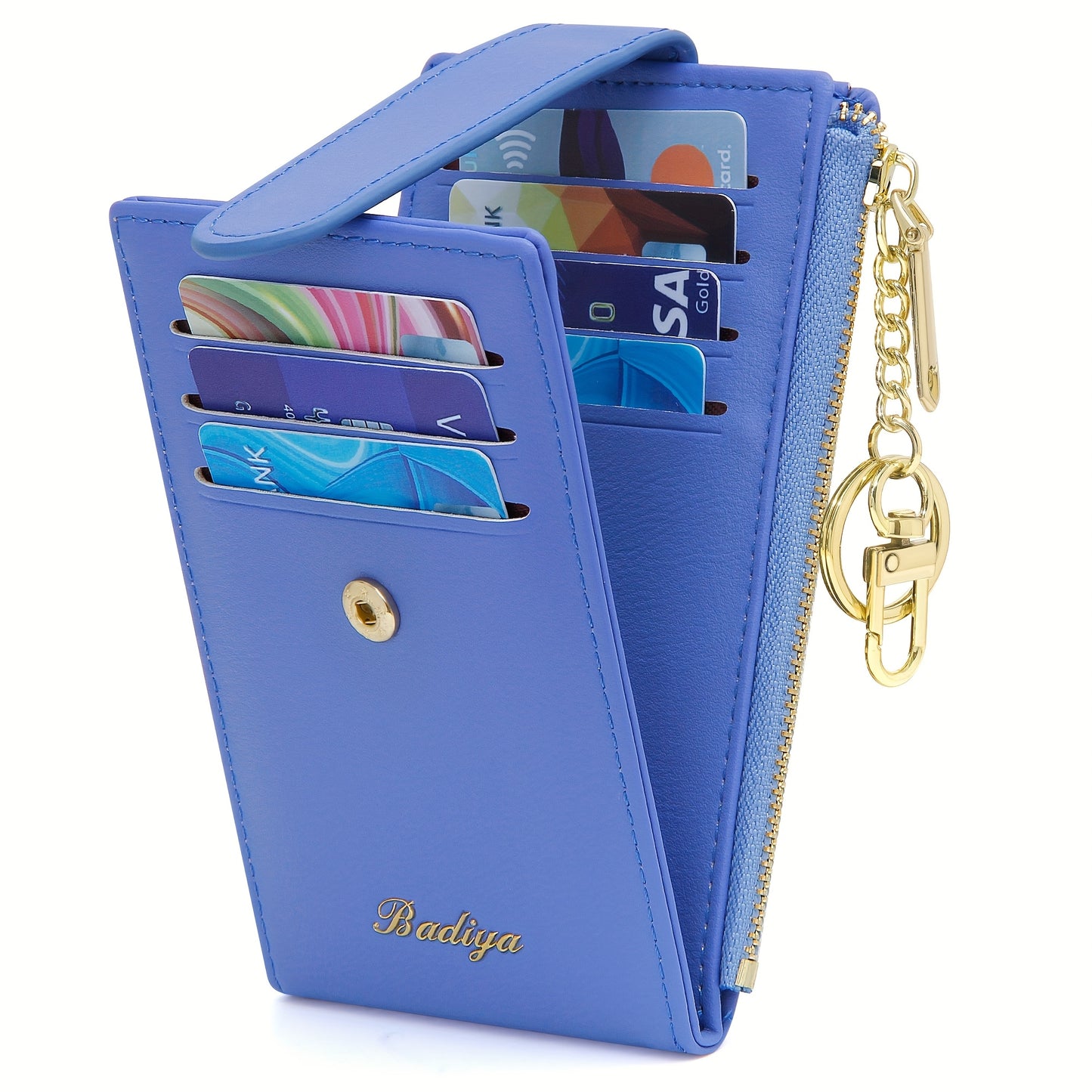 Women's Wallet – Foldable, Rfid Zipper Coin Colorful Mandala – detail view 24