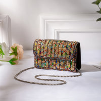 Colorful full diamond bag