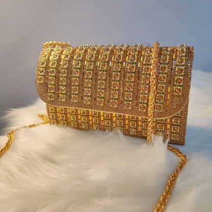 Women's Wallet – Full Diamond Rhinestone Evening Glitter – detail view 12