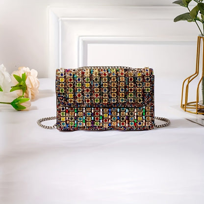 Women's Wallet – Full Diamond Rhinestone Evening Glitter – detail view 9