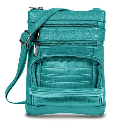 Women's Wallet – Genuine Leather, Multi Pocket, Adjustable Strap – detail view 9