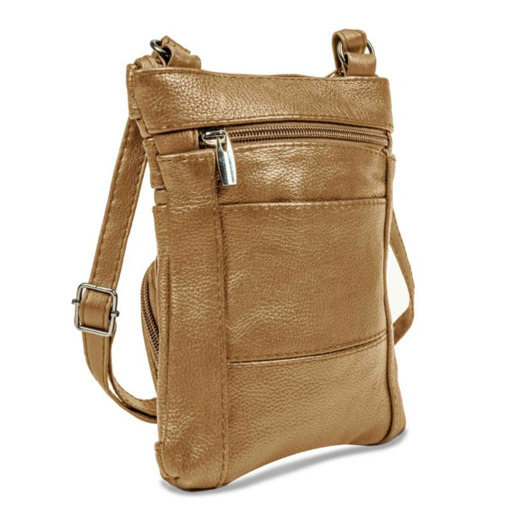 Women's Wallet – Genuine Leather, Multi Pocket, Adjustable Strap – detail view 39