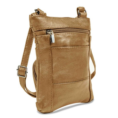 Women's Wallet – Genuine Leather, Multi Pocket, Adjustable Strap – detail view 39