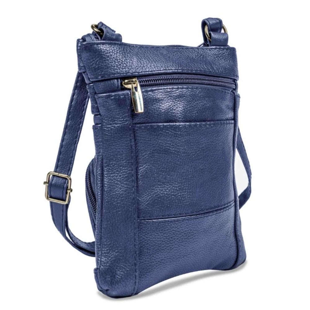 Women's Wallet – Genuine Leather, Multi Pocket, Adjustable Strap – detail view 79