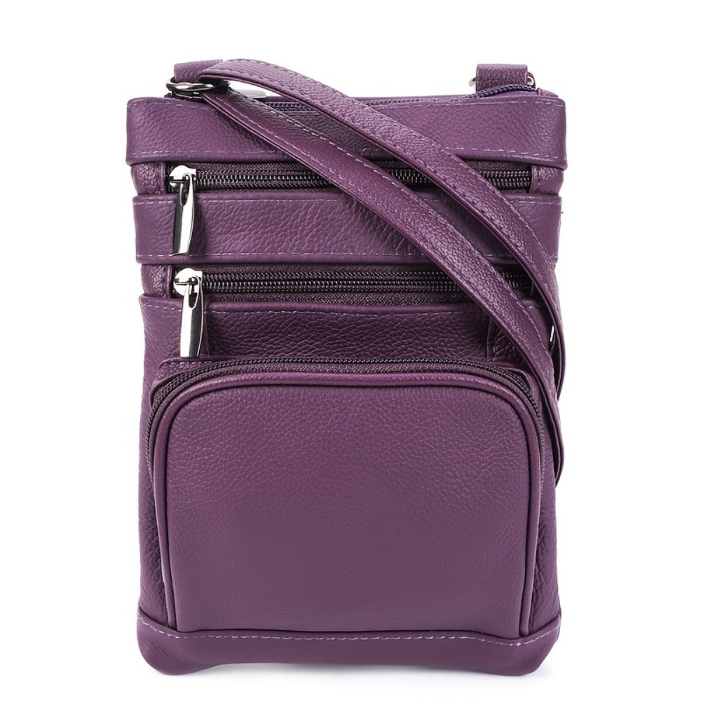 Women's Wallet – Genuine Leather, Adjustable Strap – detail view 7