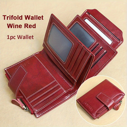 Women's Wallet – Genuine Leather, RFID Blocking – detail view 14