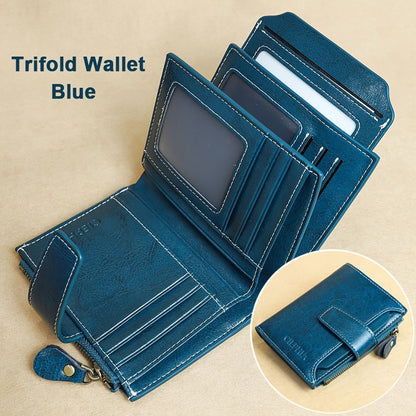 Women's Wallet – 4 Colors, Genuine Leather, RFID Blocking – detail view 14