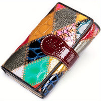 4203lacquered leather rhinestone