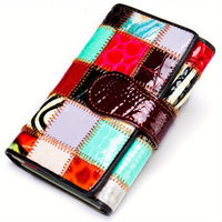 4203Lacquered Leather Square