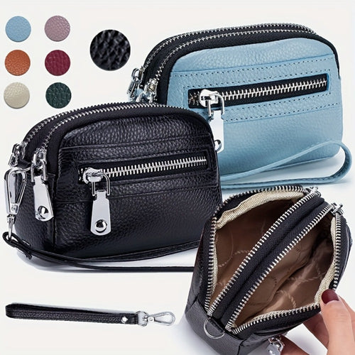 Women's Wallet – 7 Colors, Genuine Leather – front view