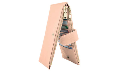Women's Wallet – Genuine Leather, RFID Blocking, Clear – detail view 21