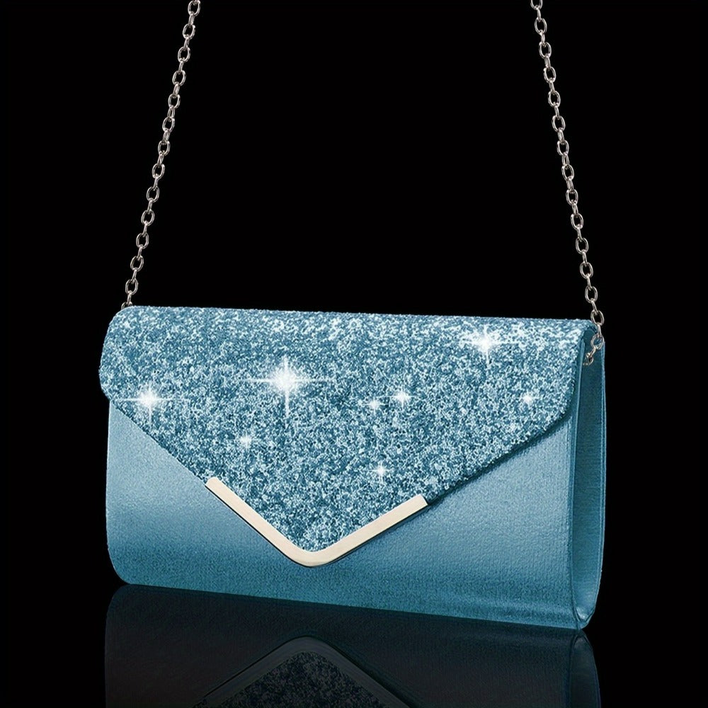 Women's Wallet – Glamorous Sequin Party Clutch Set – detail view 7