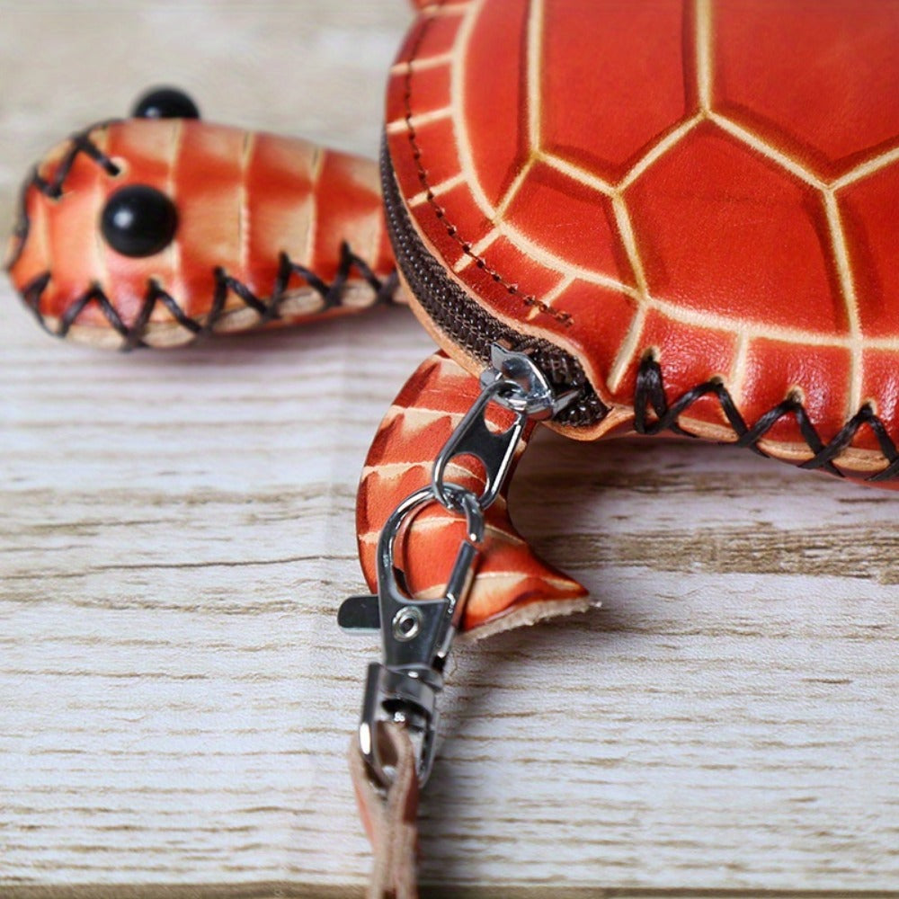 Women's Wallet – Handcrafted Retro Turtle Coin In – detail view 19