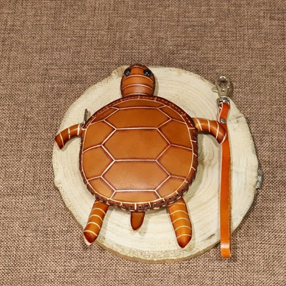 Women's Wallet – Handcrafted Retro Turtle Coin In – detail view 3