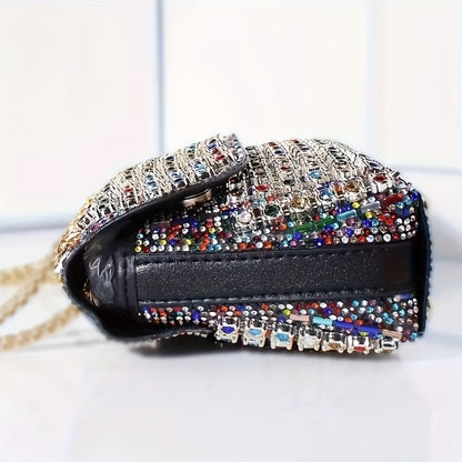 Women's Wallet – Large Capacity, Full Diamond Rhinestone Clutch Large – detail view 16