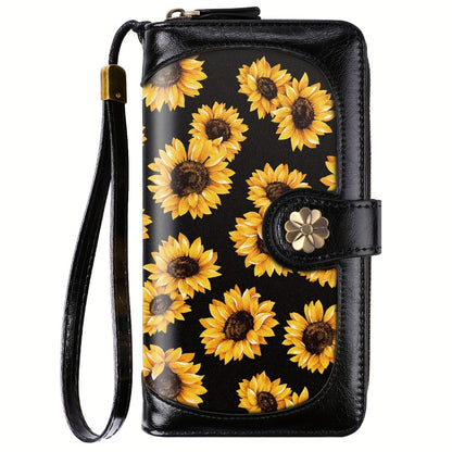 Women's Wallet – Large Capacity, Mandala Print Zipper Large Capacity – detail view 6