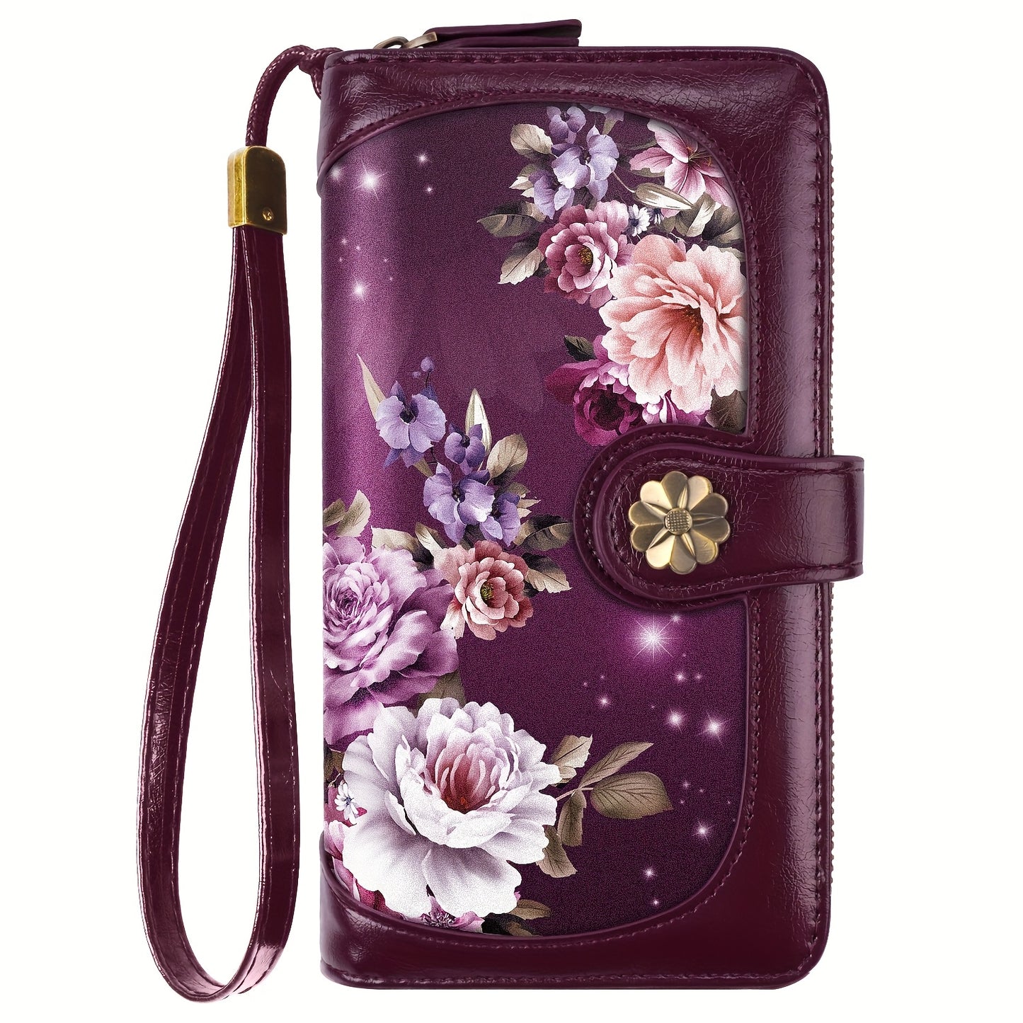 Women's Wallet – Large Capacity, Mandala Print Zipper Large Capacity – alternate view
