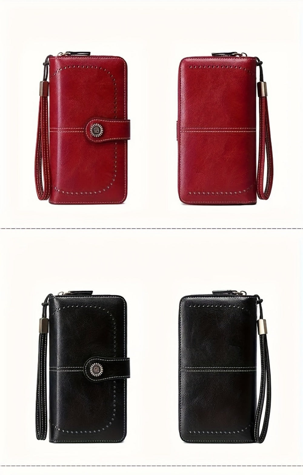 Women's Wallet – Large Capacity, Rfid Wristlet Bowknot Badge Large – detail view 27