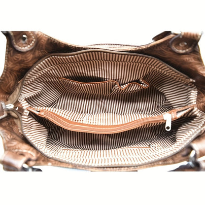 Women's Wallet – Multi-Pocket, Western Cowgirl Rhinestone Studded Set – detail view 6